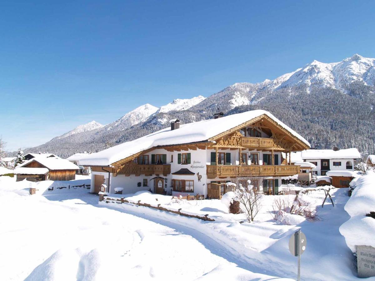Gaestehaus Alpenparadies Krün Buitenkant foto