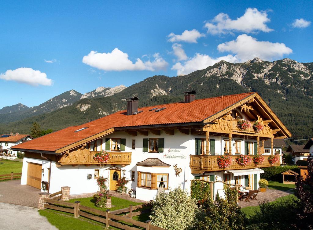 Gaestehaus Alpenparadies Krün Buitenkant foto